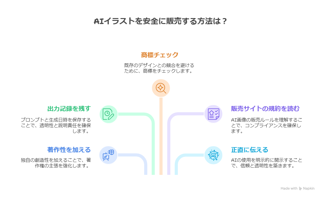 AIイラスト販売が違法になる？知らないと危ない著作権を解説