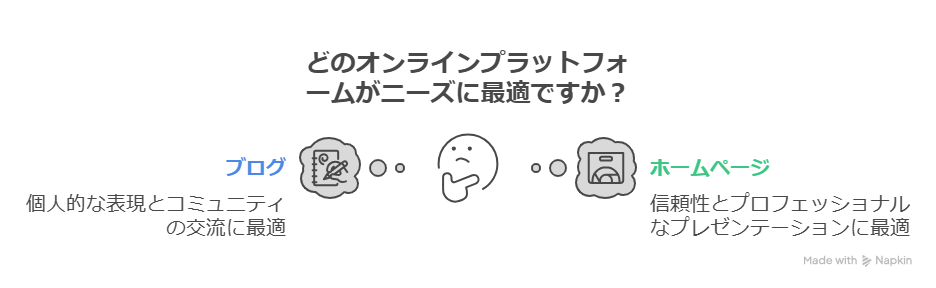 ブログとホームページの違いとは？初心者が迷わない選び方解説
