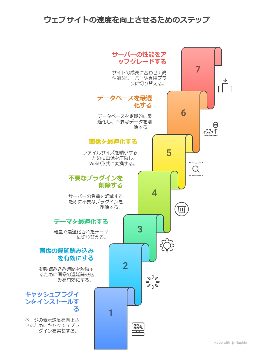 WordPressサイトが重いと感じたら？高速化するための対処法7選