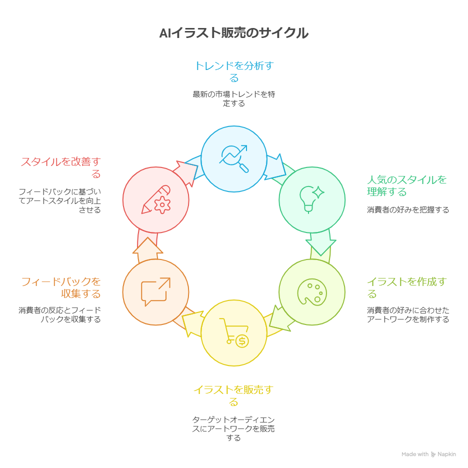 どんなAIイラストが売れている？最新トレンドと需要ジャンルまとめ