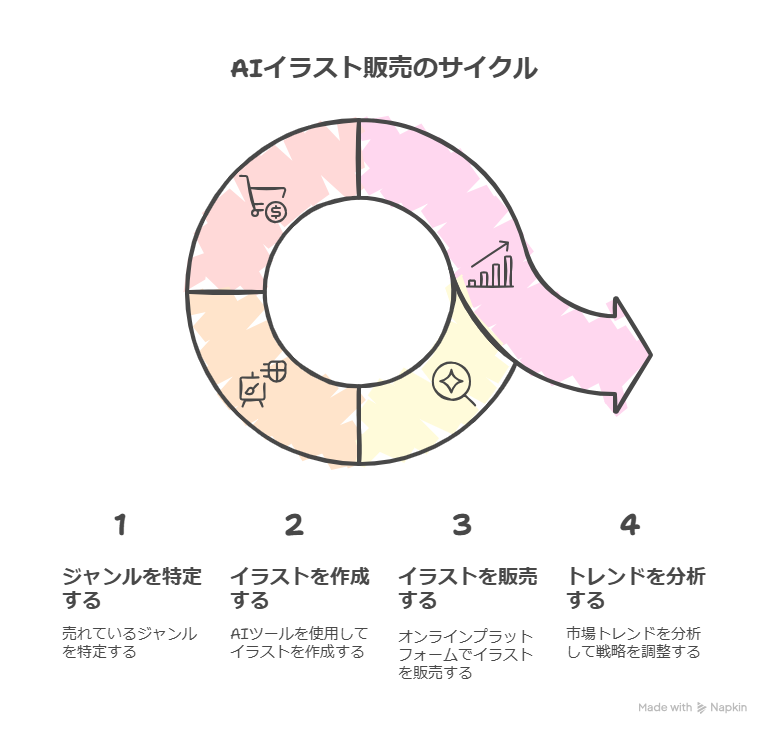 AIイラスト販売は副業になる?今売れているジャンルと市場トレンドを徹底解説