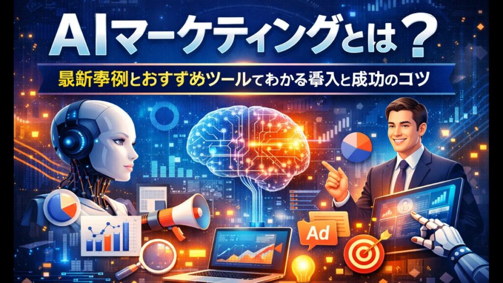 AIマーケティングとは？最新事例とおすすめツールでわかる導入と成功のコツ