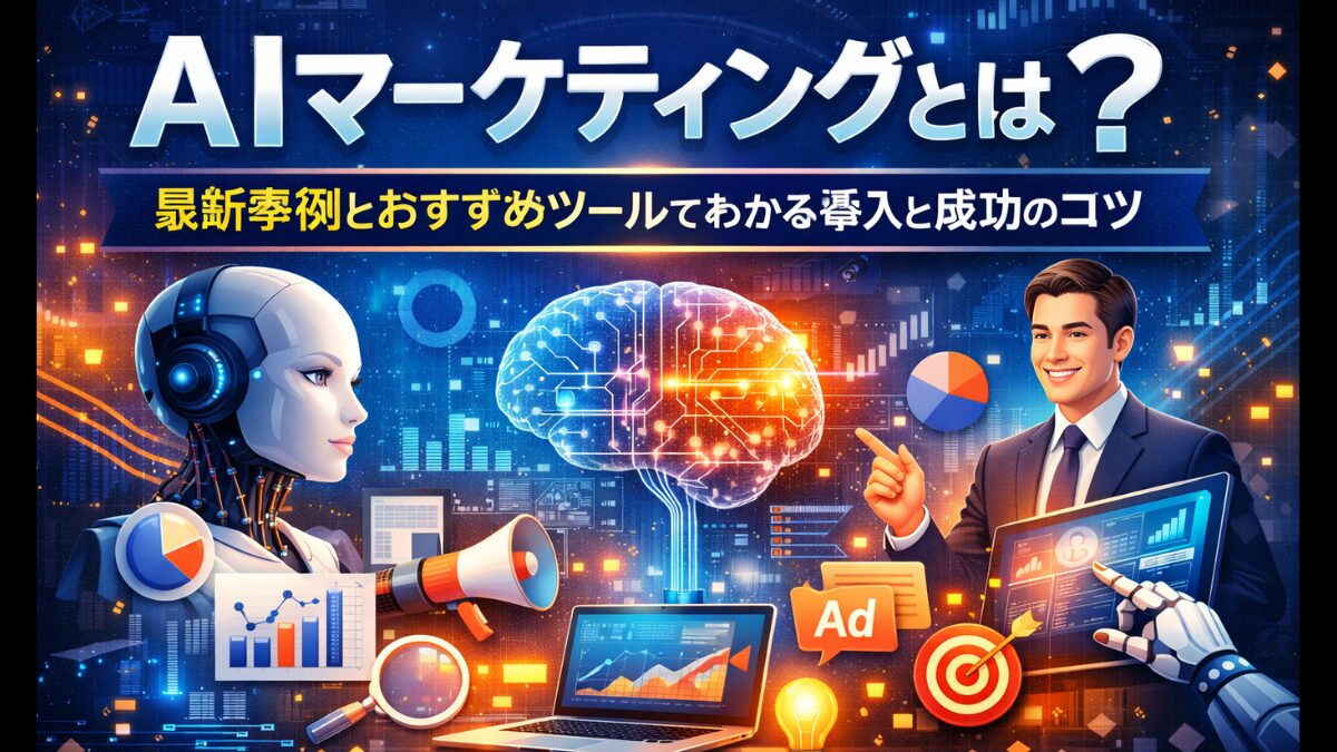 AIマーケティングとは？最新事例とおすすめツールでわかる導入と成功のコツ
