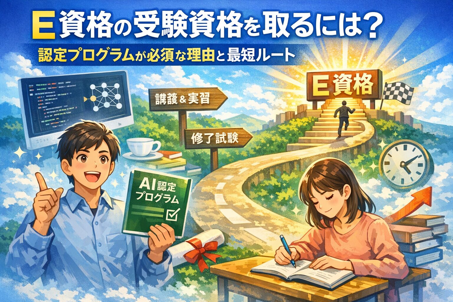E資格の受験資格はどう取る？認定プログラムが必須な理由と最短ルート