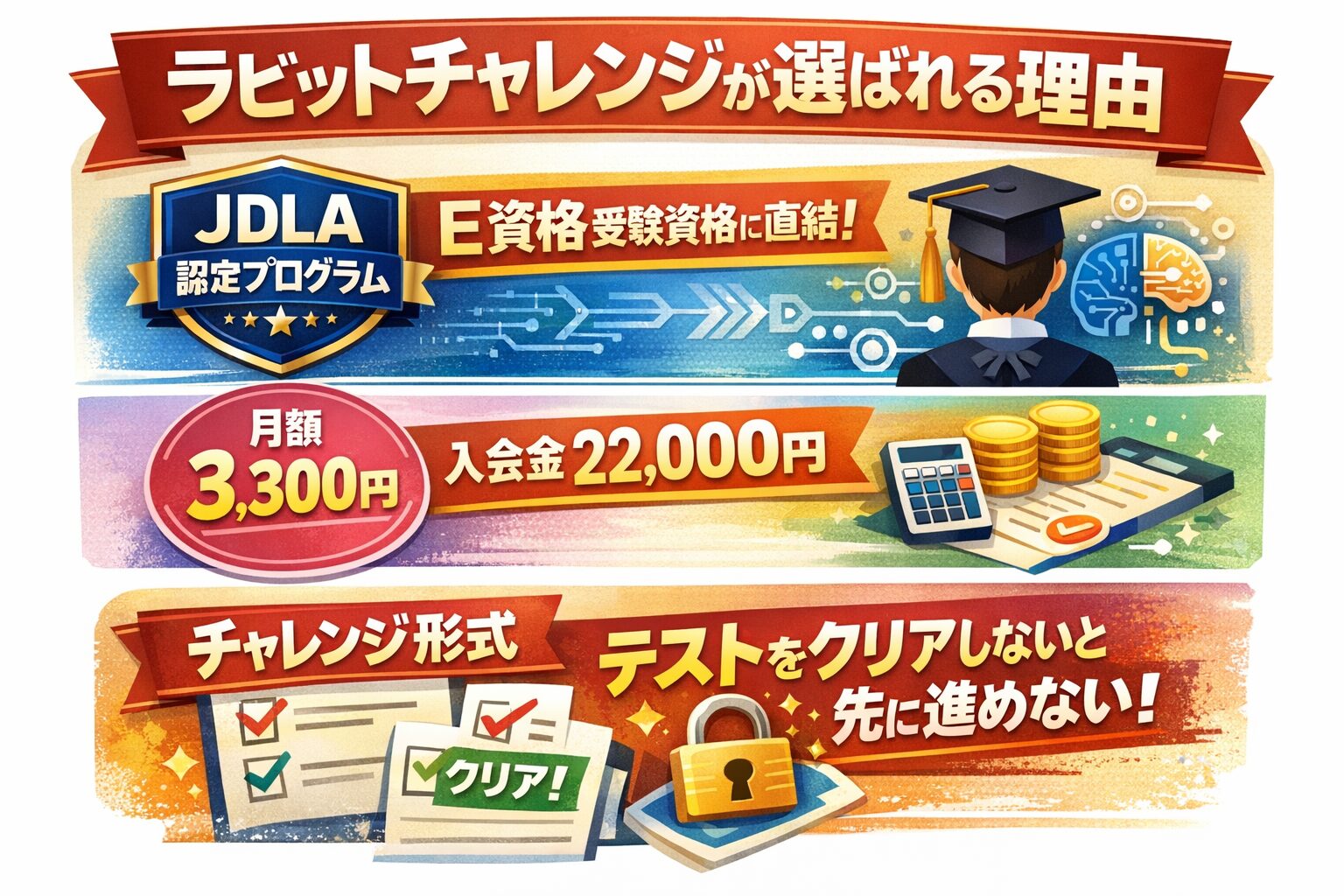 ラビットチャレンジの評判と内容｜E資格認定プログラムを月額3,000円で始める手順と注意点