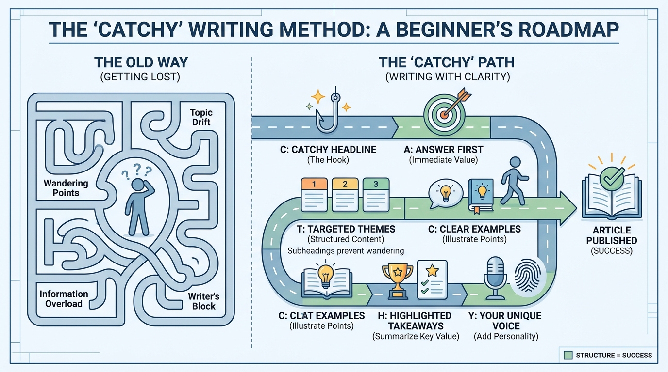 Catchyは使える？ブログ初心者が迷わず記事を書ける理由解説