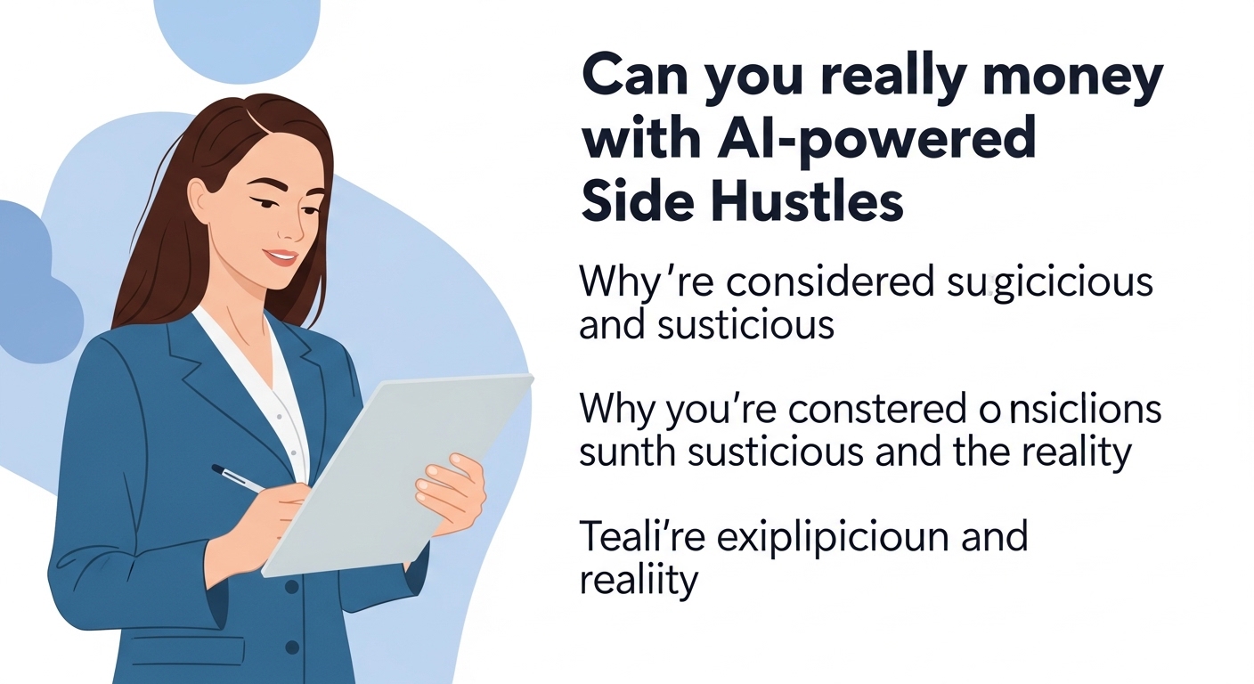 AI副業は本当に稼げる？怪しいと言われる理由と現実を徹底解説