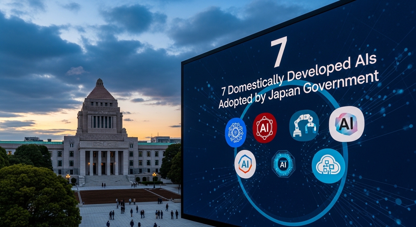 日本政府が採用した国産AI 7選とは？行政DXの全貌を解説