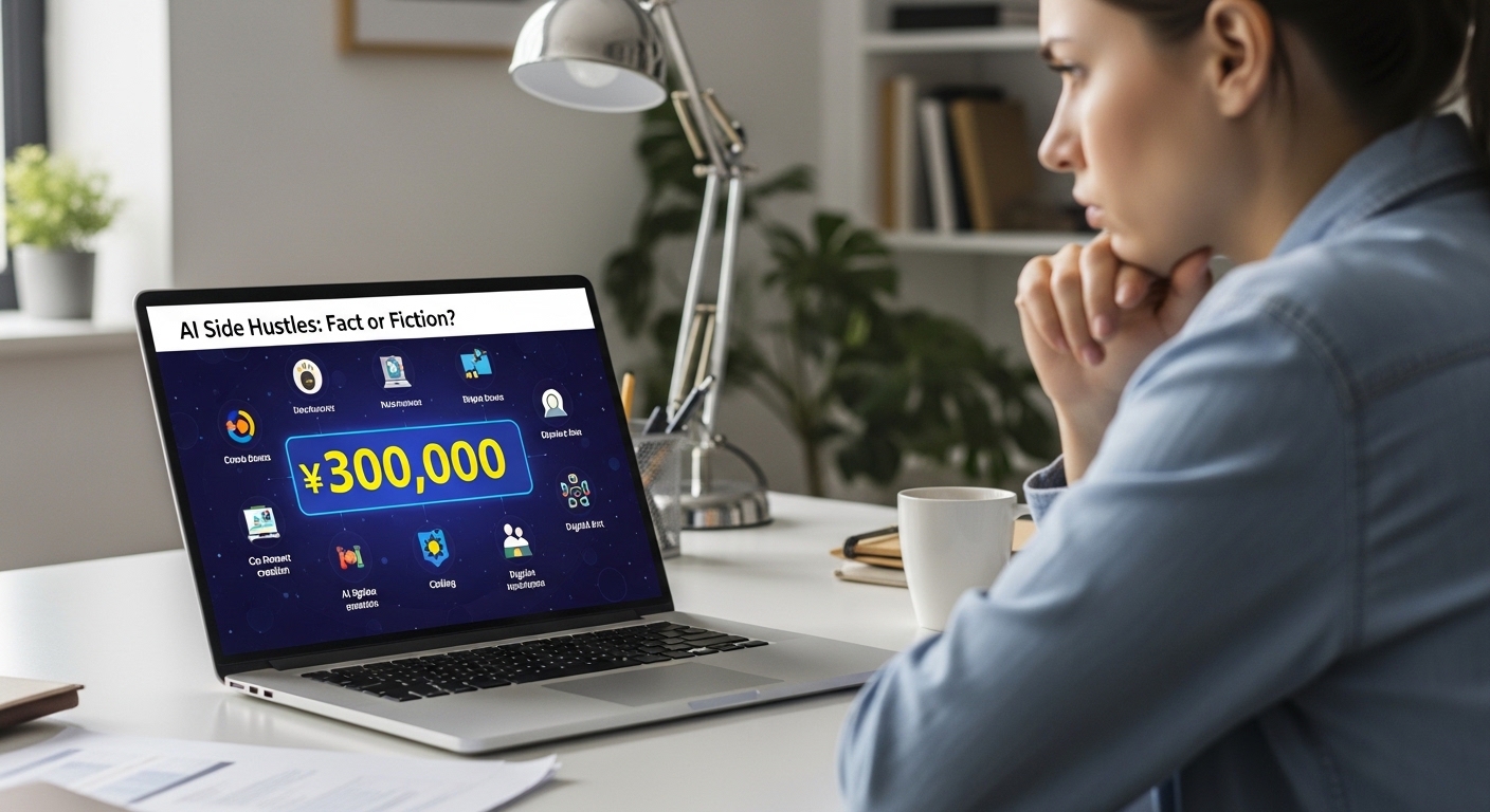 AI副業は本当に稼げる？「簡単に月30万」は嘘なのかを解説