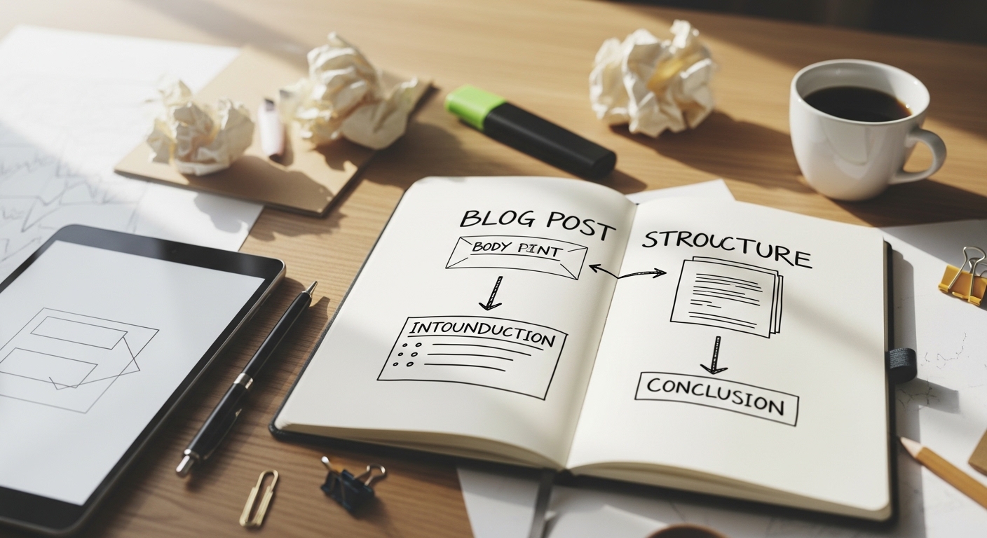 ブログが書けない原因は構成？ネタより先に直すべきポイントを解説