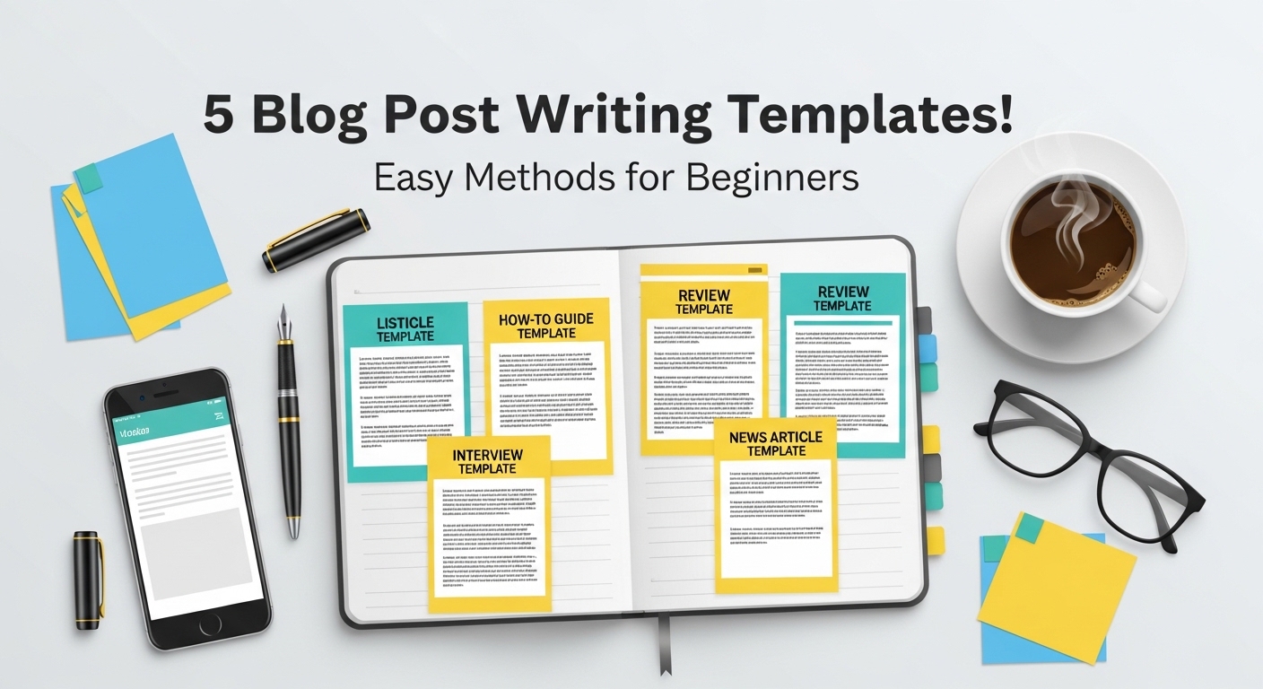 ブログ記事の書き方テンプレート5選！初心者でも迷わず書ける方法