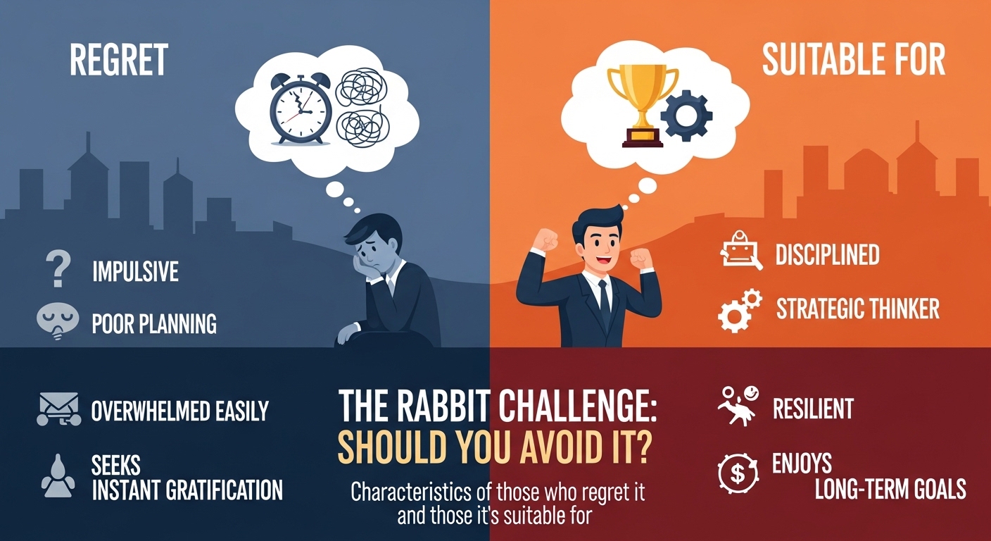 ラビットチャレンジはやめとけ?後悔する人の特徴と向いている人