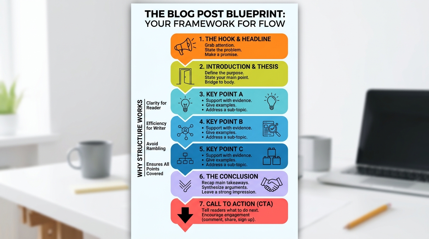 ブログが書けない原因は構成？ネタより先に直すべきポイントを解説
