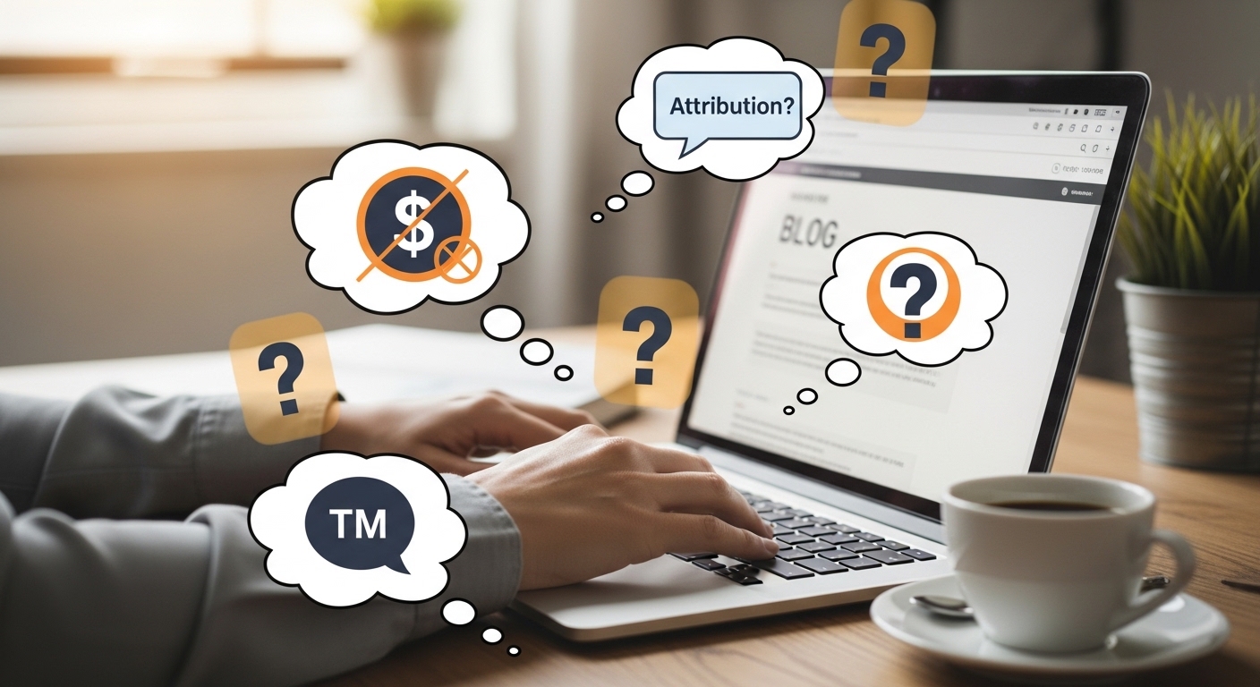 ブログ画像 フリー素材でいい？失敗する原因を解説