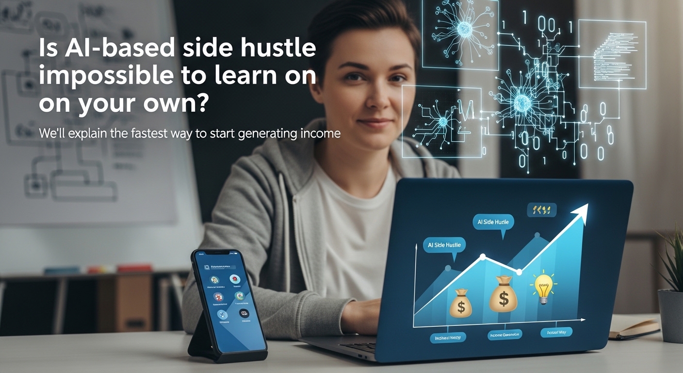 AI副業は独学だと無理?最短で収益化する方法を解説