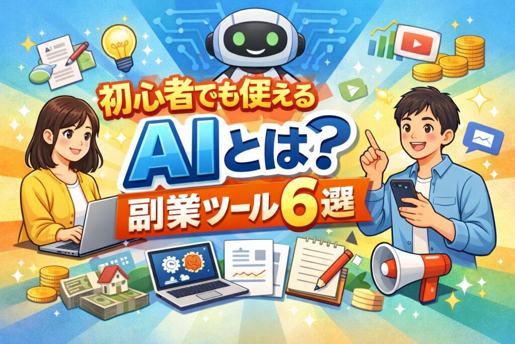 初心者でも使えるAIとは？副業ツール6選