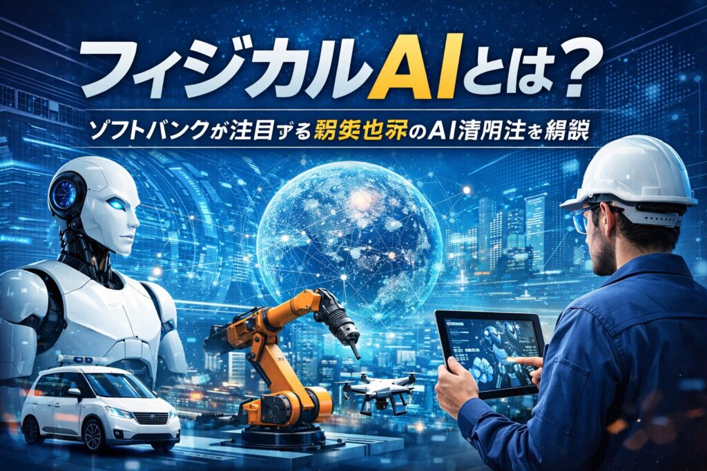 フィジカルAIとは?ソフトバンクが注目する現実世界のAI活用法を解説