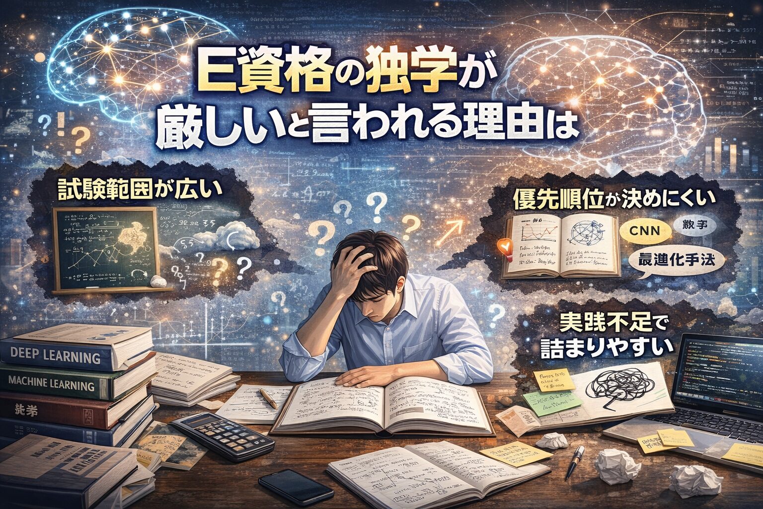 E資格は独学が厳しい？認定プログラムを月額で始めた方がいい理由を解説