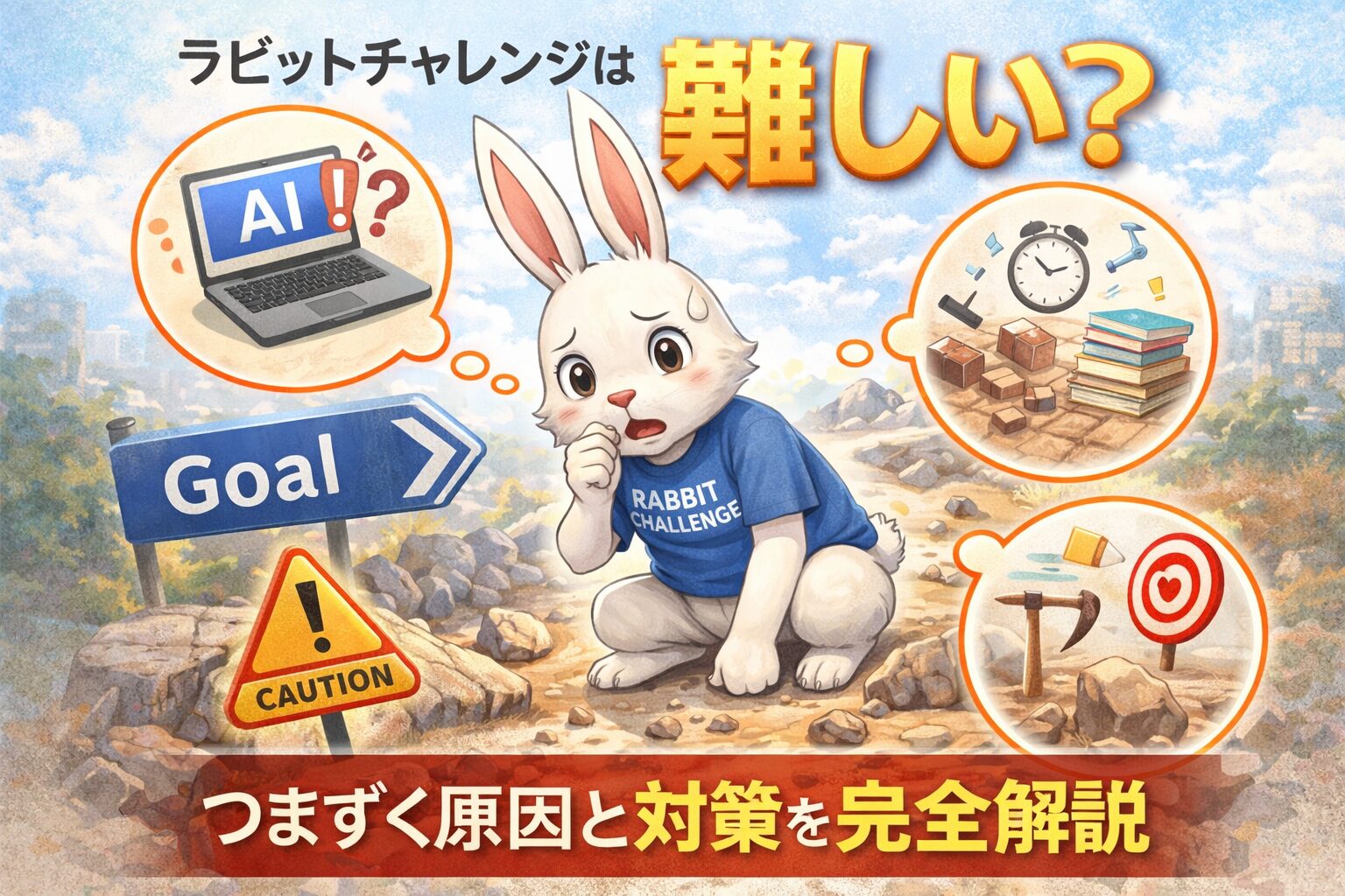 ラビットチャレンジは難しい？つまずく原因と対策を完全解説